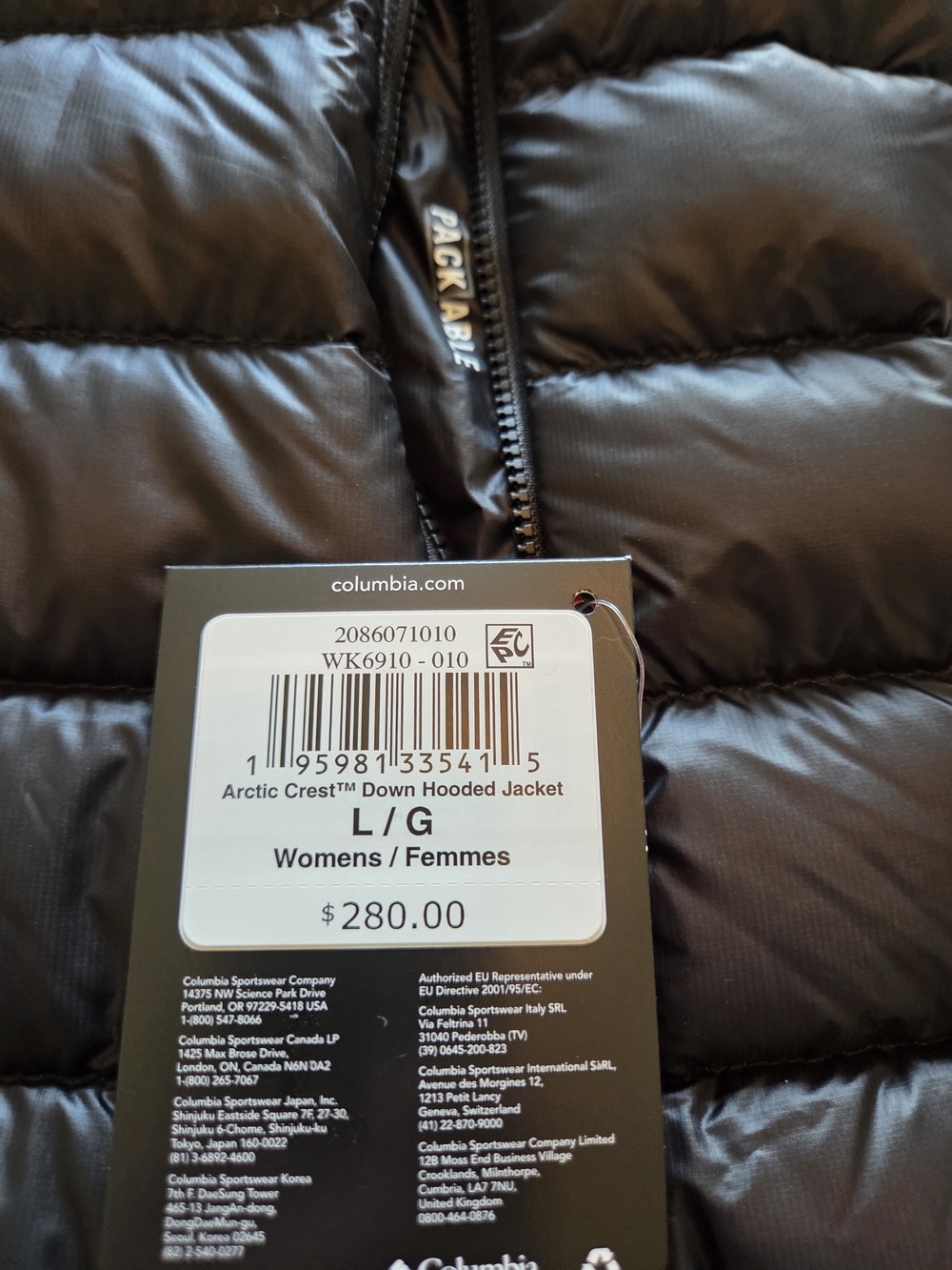 Columbia Arctic Crest Down Hooded Jacket - Picture 6 of 7
